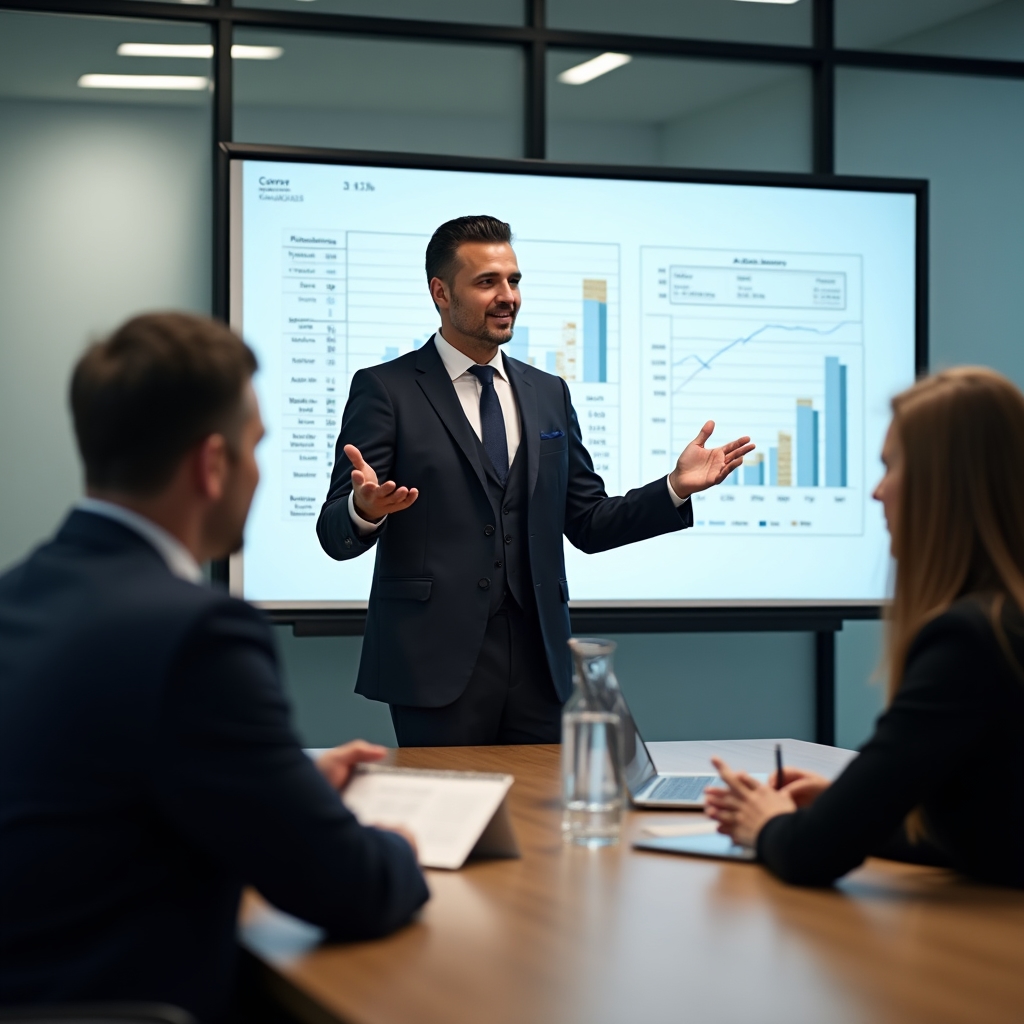 Презентация бюджета на совещании